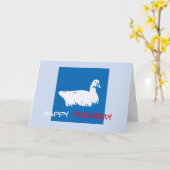 Goose Birthday-kaart Kaart (Gele Bloem)