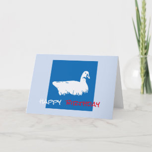 Goose Birthday-kaart Kaart
