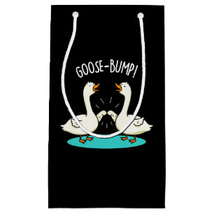 Goose Bof Funny Animal Pun Dark BG Klein Cadeauzakje