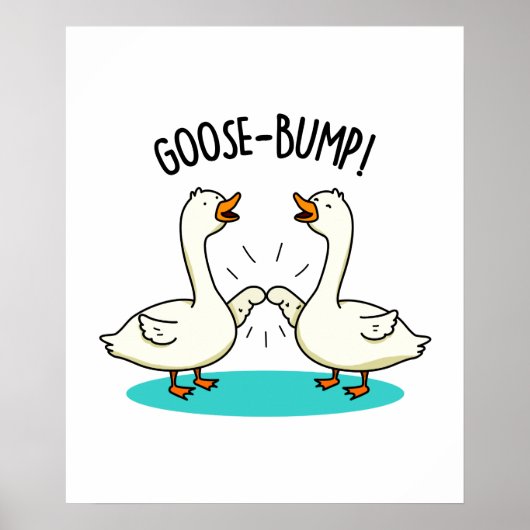 Goose Bof Funny Goose Pun Poster (Voorkant)