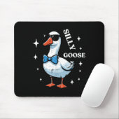 Goose Bow Stropdas Sungles Cool Gekke Dier Mannen Muismat (Met muis)