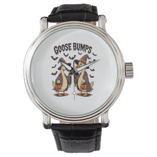 Goose Bumps Halloween Witch Herfst Horloge
