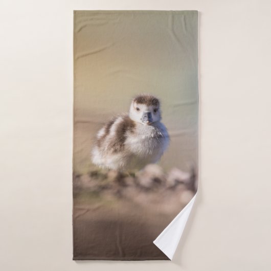 Goose Chick Nature Photo (Serviette de bain)