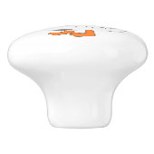 Goose Design Personalised Keramische Knop (Zijkant)