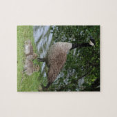 Goose en Goslings Legpuzzel (Horizontaal)