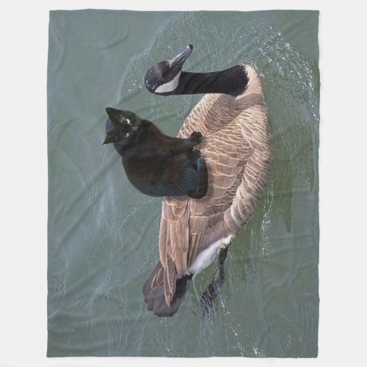 GOOSE FERRY FLEECE DEKEN (Voorkant)