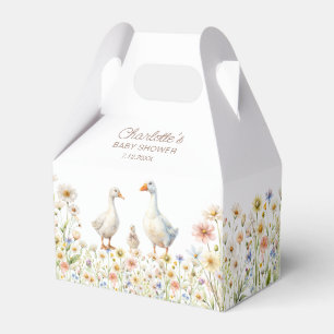 Goose Floral Baby shower Bedankdoosjes