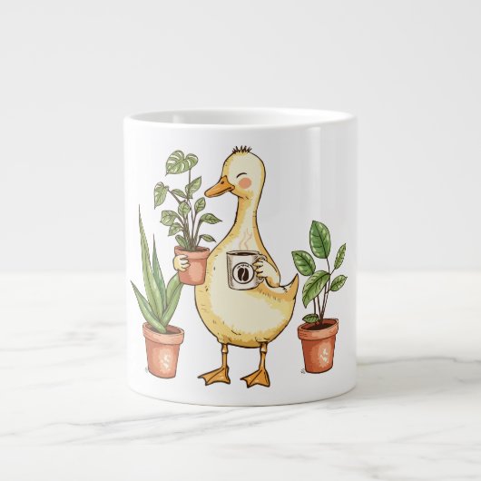 Goose Gardening Mug - Powered by Plants & Coffee  (Devant)