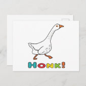Goose Honk Briefkaart (Voorkant / Achterkant)