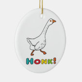 Goose Honk Keramisch Ornament (Rechts)