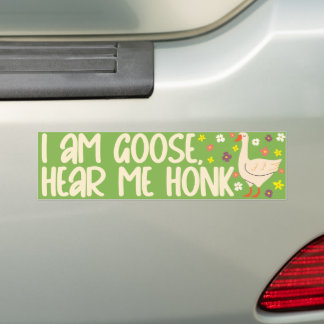 Goose Honking Bumpersticker