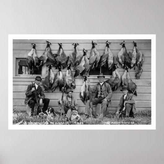 Goose Hunting Klamath Herfsten, Oregon  Poster (Voorkant)
