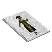 Goose in Green Regency Coat 2 Notitieboek (Rechterzijde)