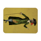 Goose in Green Regency Coat 3 Magneet (Horizontaal)