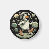 "Goose in Space" Magnet (Devant)