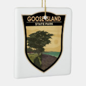 Goose Island State Park Texas  Keramisch Ornament (Rechts)