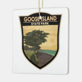 Goose Island State Park Texas  Keramisch Ornament (Links)