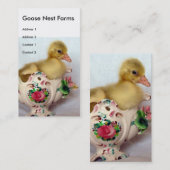 Goose Nest Boerderijen Visitekaartje (Voorkant / Achterkant)