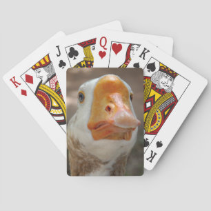 Goose Portrait Pokerkaarten
