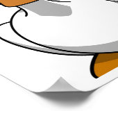 Goose Print - Cartoon Afbeelding (Hoek)