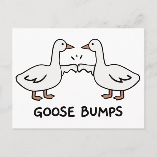 Goose pumps aankondigingskaart (Voorkant)