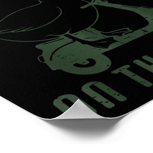 Goose Silly On The Loose Scooter Funny Animal Men  Poster (Hoek)