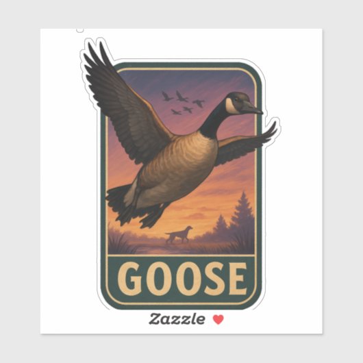 Goose Sticker  (Vel)