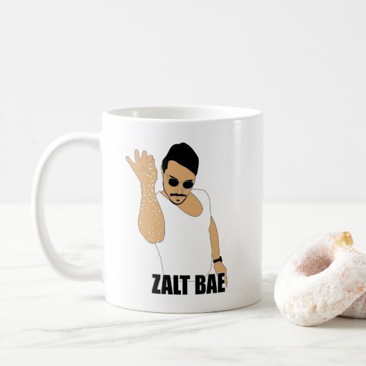 Goose the Band Zalt Bae Mug - Salt Bae meme (Avec donut)