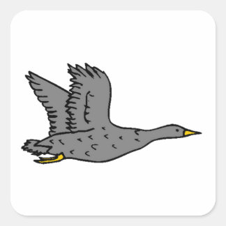 Goose Vierkante Sticker