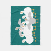 Goose Who Fleece Blanket (Voorkant)