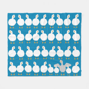 Goose Who Fleece Blanket Deken