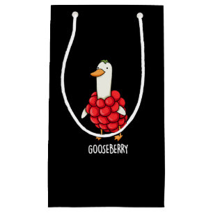 Gooseberry Funny Berry Pun Dark BG Klein Cadeauzakje