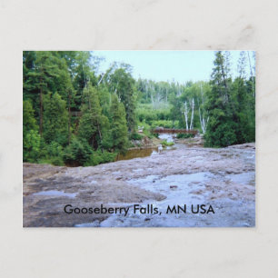 Gooseberry Herfsten, MN USA Briefkaart