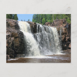 Gooseberry-Herfsten, North Shore, Minnesota Briefkaart