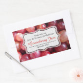 Gooseberry jam behouden rood label sticker (Envelop)