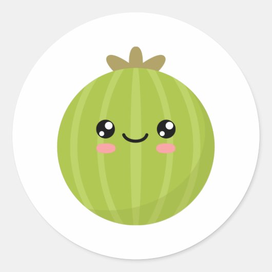 Gooseberry Ronde Sticker (Voorkant)