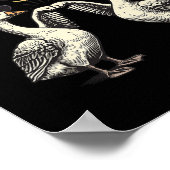 Goosebumps Funny Witch Goose Bumps Puns Halloween Poster (Hoek)