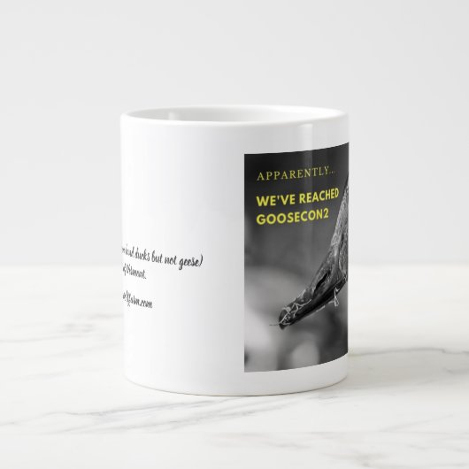 GooseCon2 Jumbo-Mok Extra Grote Beker (Voorkant)