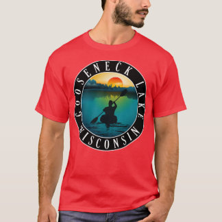 Gooseneck Lake Wisconsin Kayaking T-shirt