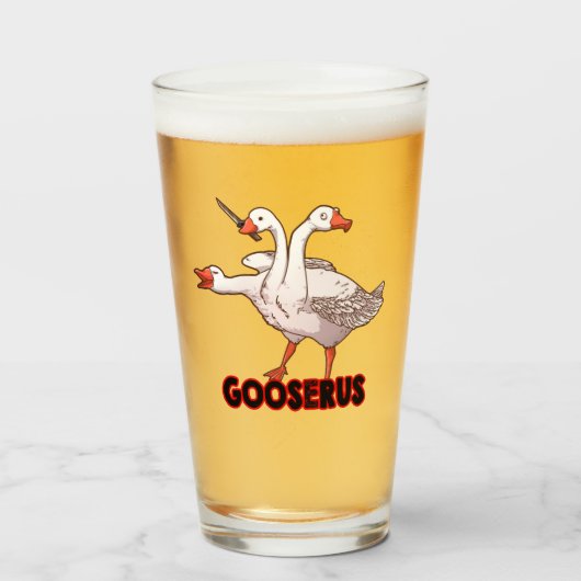 Gooserus Beer Glass Glas (Voorkant gevuld)