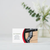 Goot installatie en onderhoud visitekaartje (Staand voorkant)