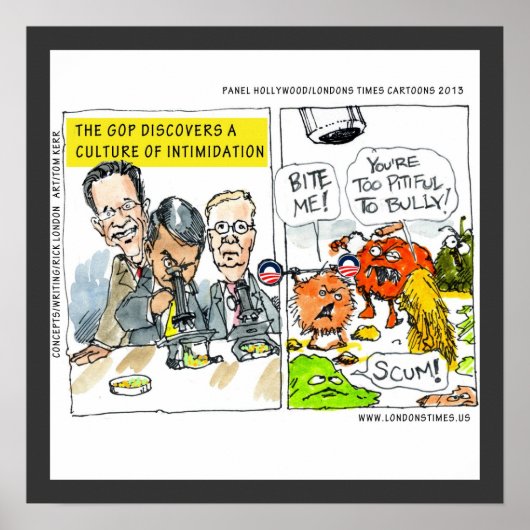 GOP Découvre La Culture De L'Intimidation Poster A (Devant)