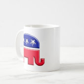 GOP Elephant Logo Koffiemok (Voorkant links)