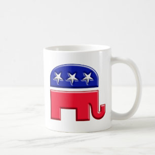 GOP Elephant Logo Koffiemok