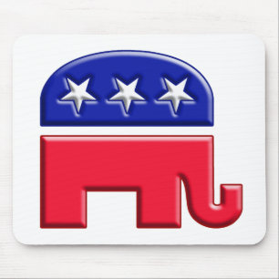 GOP Elephant Logo Muismat