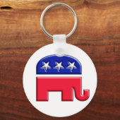 GOP Elephant Logo Sleutelhanger (Voorkant)