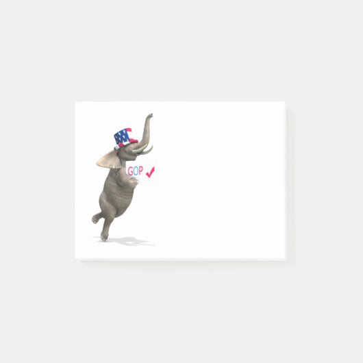 GOP Elephant Post-it® Notes (Voorkant)
