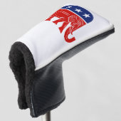 GOP Elephant Putter Hoesje Golfheadcover (3/4 voorkant)
