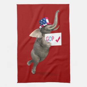 GOP Elephant Theedoek