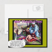 GOP en de Goede Samaritaan Briefkaart (Voorkant / Achterkant)